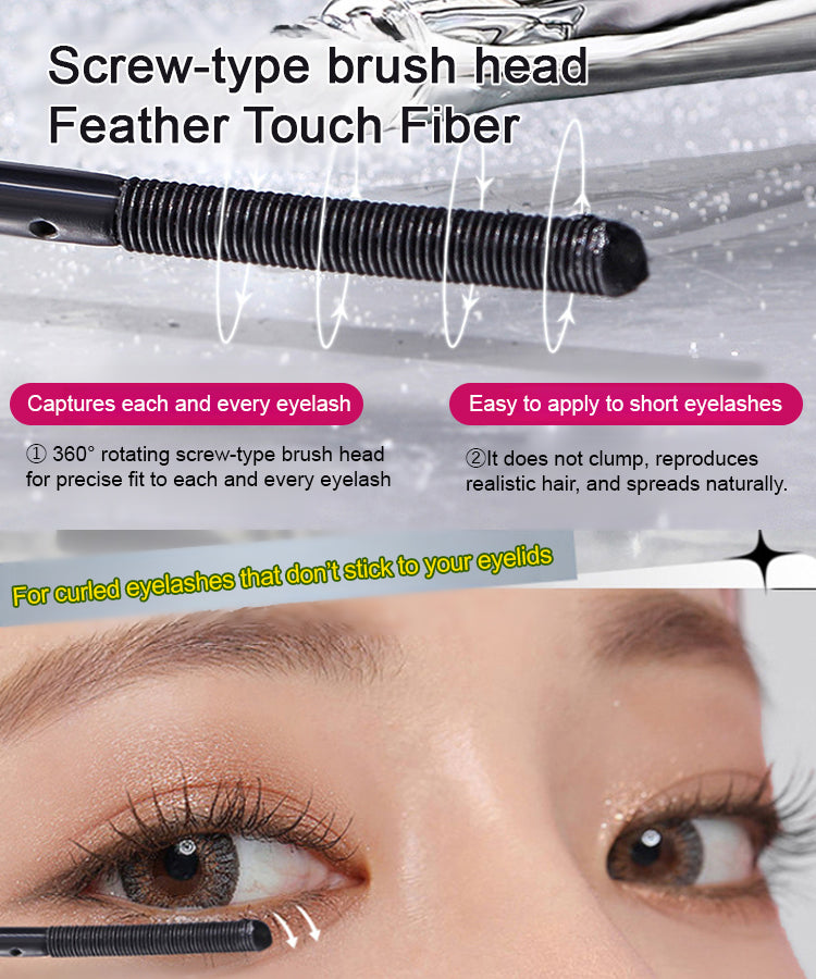 🔥Small Steel Tube Mascara🔥Curling in 10 seconds, Long-lasting Setting, Buy 1 Free 2 $36