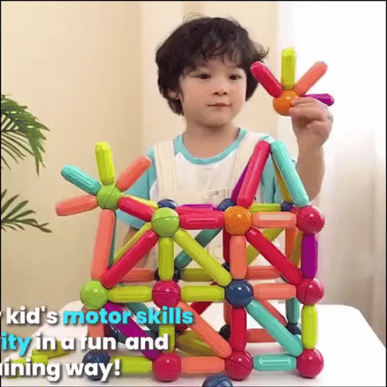 🔥Magnetic Balls and Rods Set Educational Magnet Building Blocks