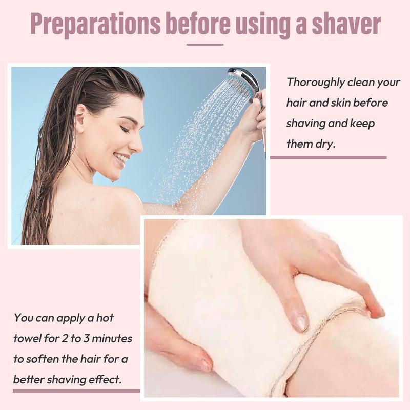 🎁 2-in-1 Women's Body Shaver