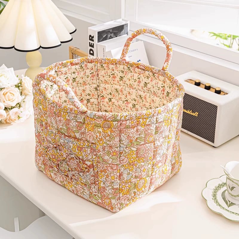 Boho Fabric Storage Basket
