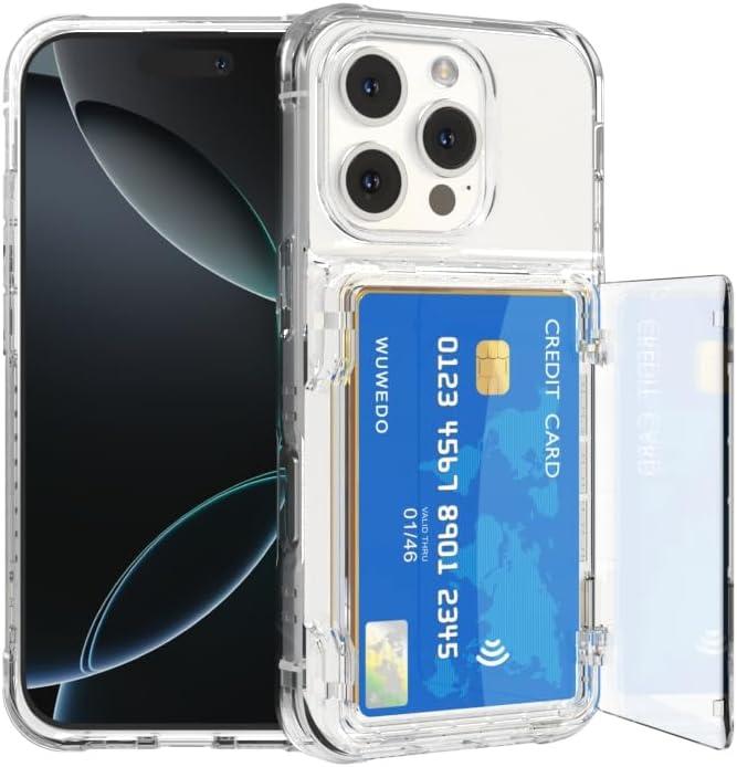 Transparent Photocard Phone Case: Built-in DIY Holder for Personalized Card Display