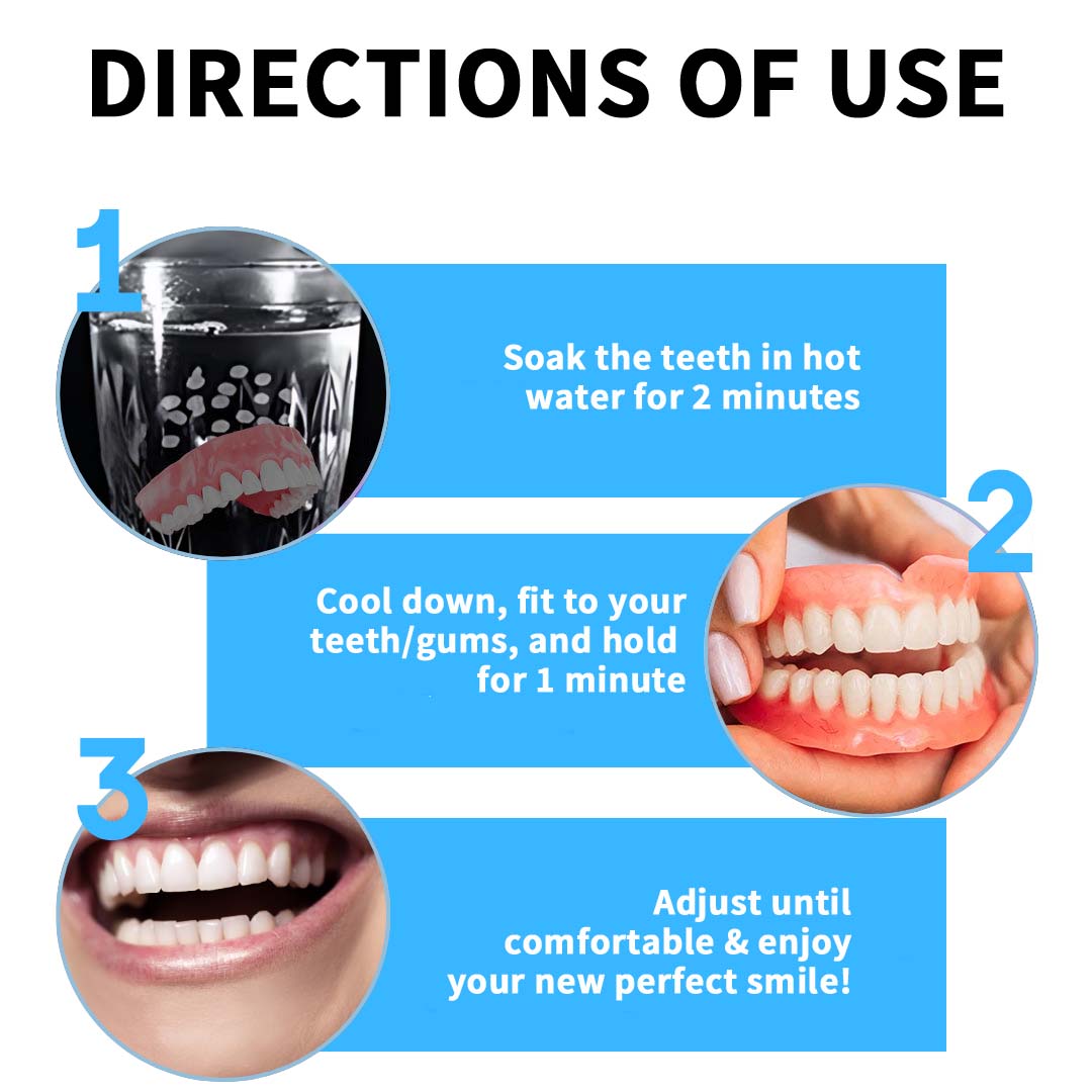 🦷 Silicone Reline Denture Set (⏰Limited Time 80% Off - Last 30 Minutes ⏰)