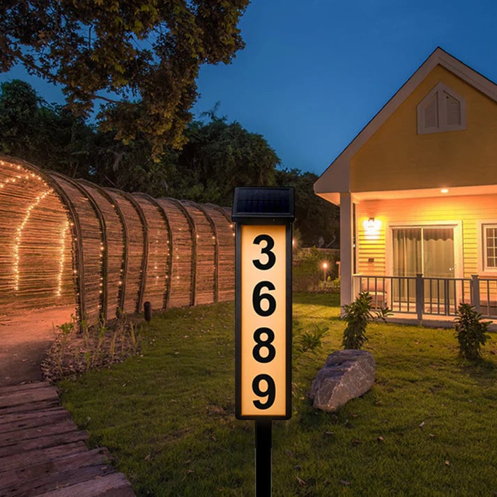 🎁49%OFF- 🌞Solar Address Sign - 🚚Make you never miss a delivery again