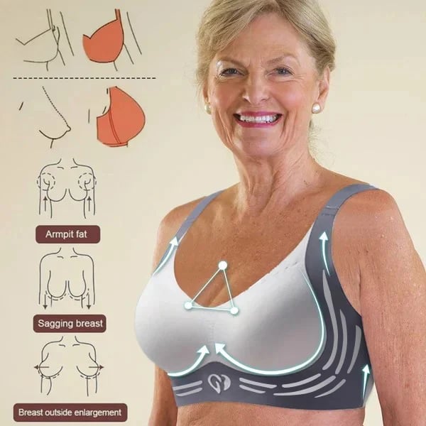 šSuper Gather Bra | Wireless Push-up BrašNo More Sagging Breasts
