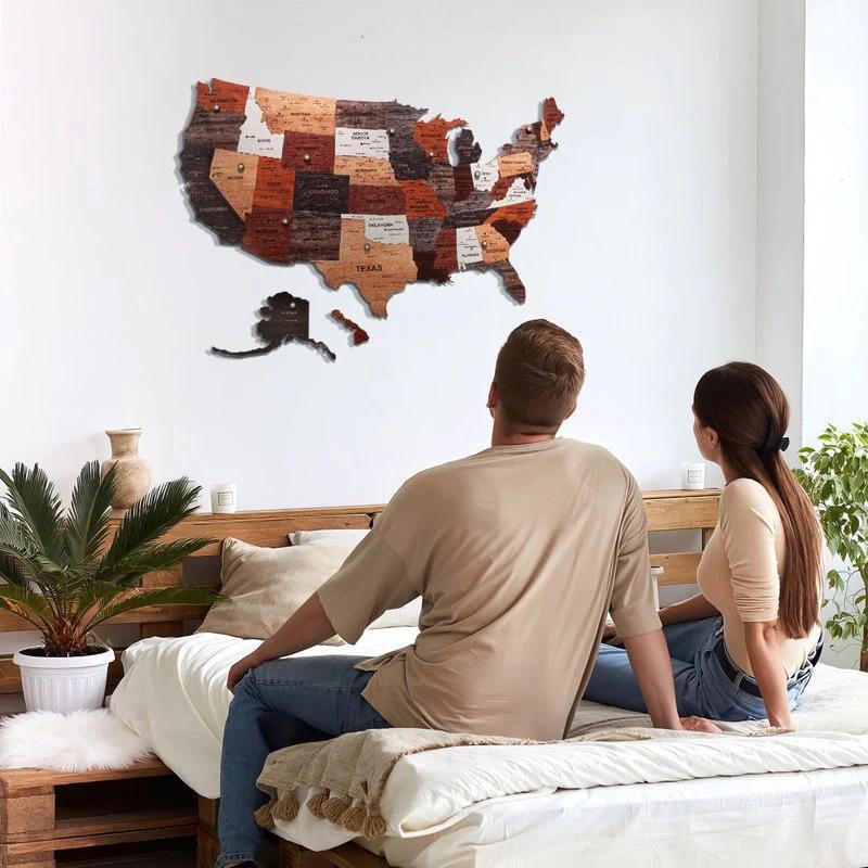 The United States Map Puzzle Full Packed