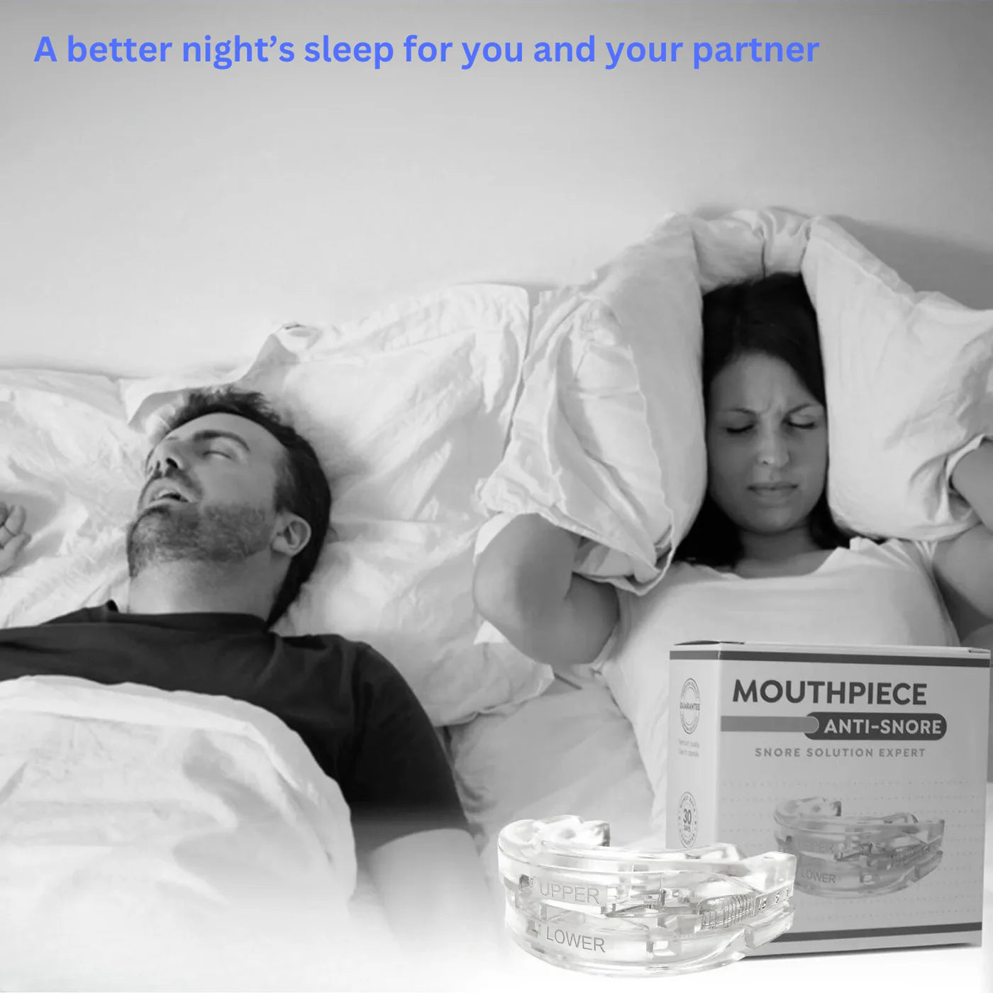🔥Reusable Anti Snore Mouthpiece🔥Trusted by Doctors👨⚕️