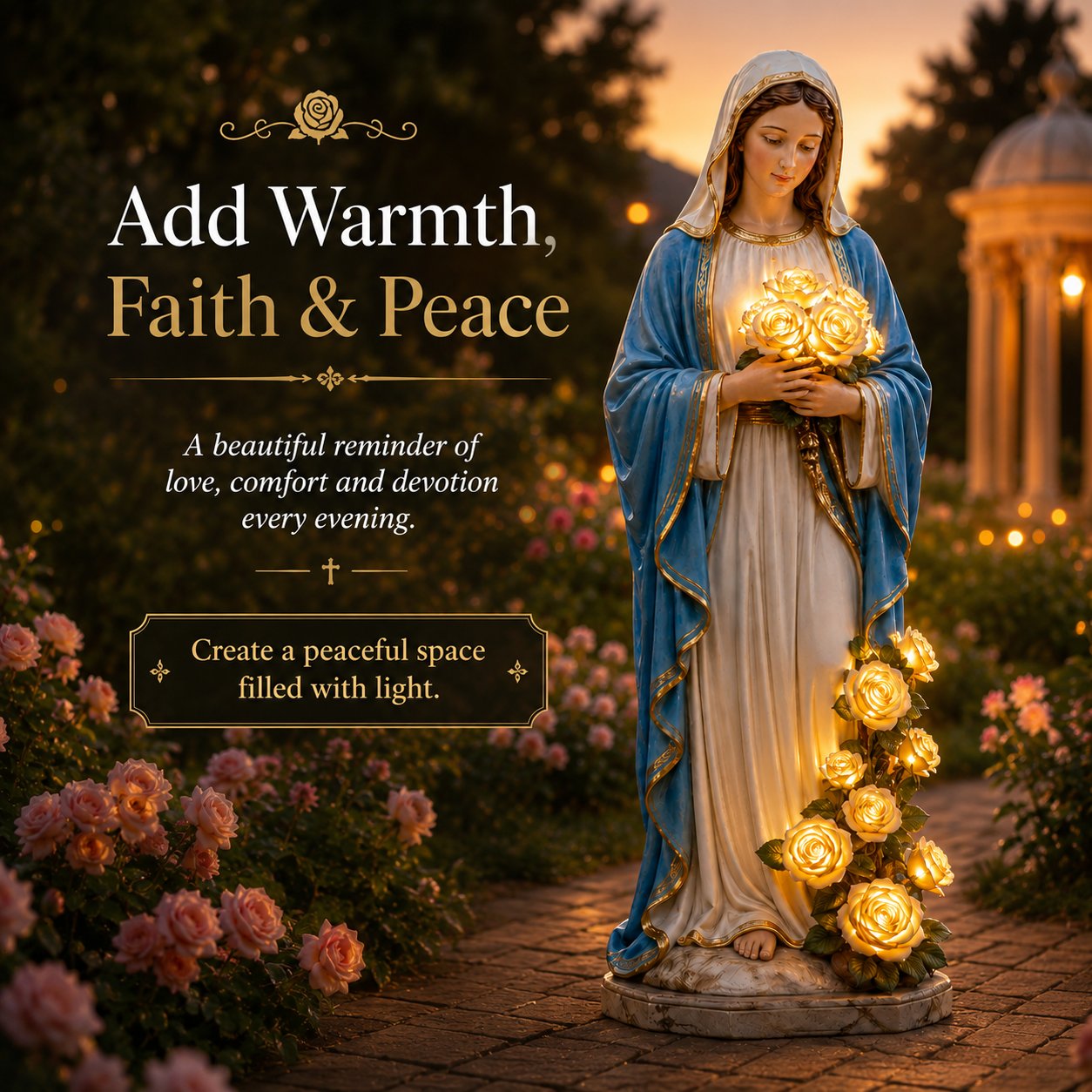 đVirgin Mary Garden Light