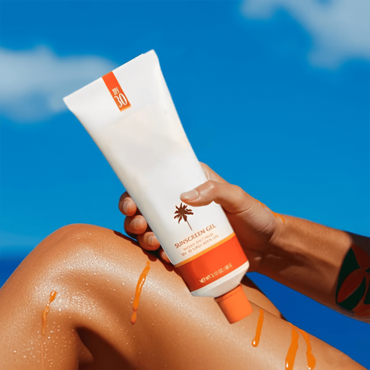 🍊 Orange Tanning Gel SPF 30+