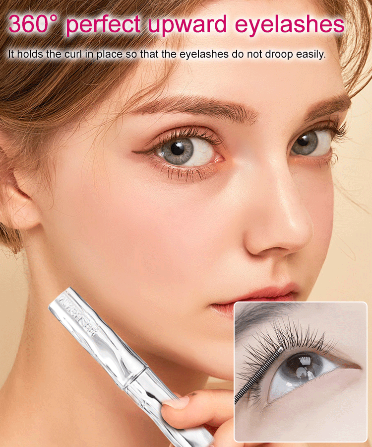 🔥Small Steel Tube Mascara🔥Curling in 10 seconds, Long-lasting Setting, Buy 1 Free 2 $36