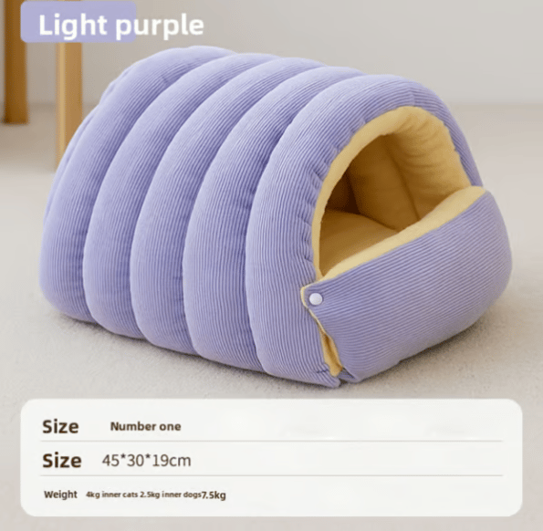 🐈Removable and Washable Winter Closed-off Cat Bed💝