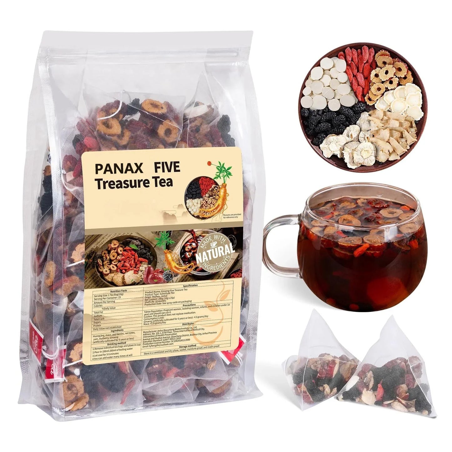 Panax & Maulbeere Kräutertee