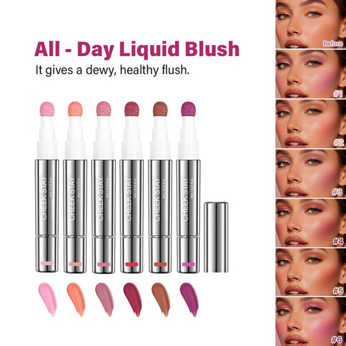 🔥LAST DAY SALE 50% OFF🔥Cheek STAY-IN Liquid Blush Long-lasting