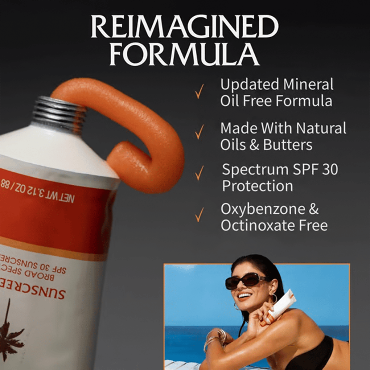 🍊 Orange Tanning Gel SPF 30+