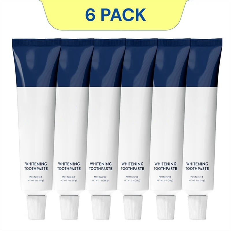 🦷 Fluoride-Free Hydroxyapatite Teeth Whitening Toothpaste with Coconut Oil & Xylitol ❄️