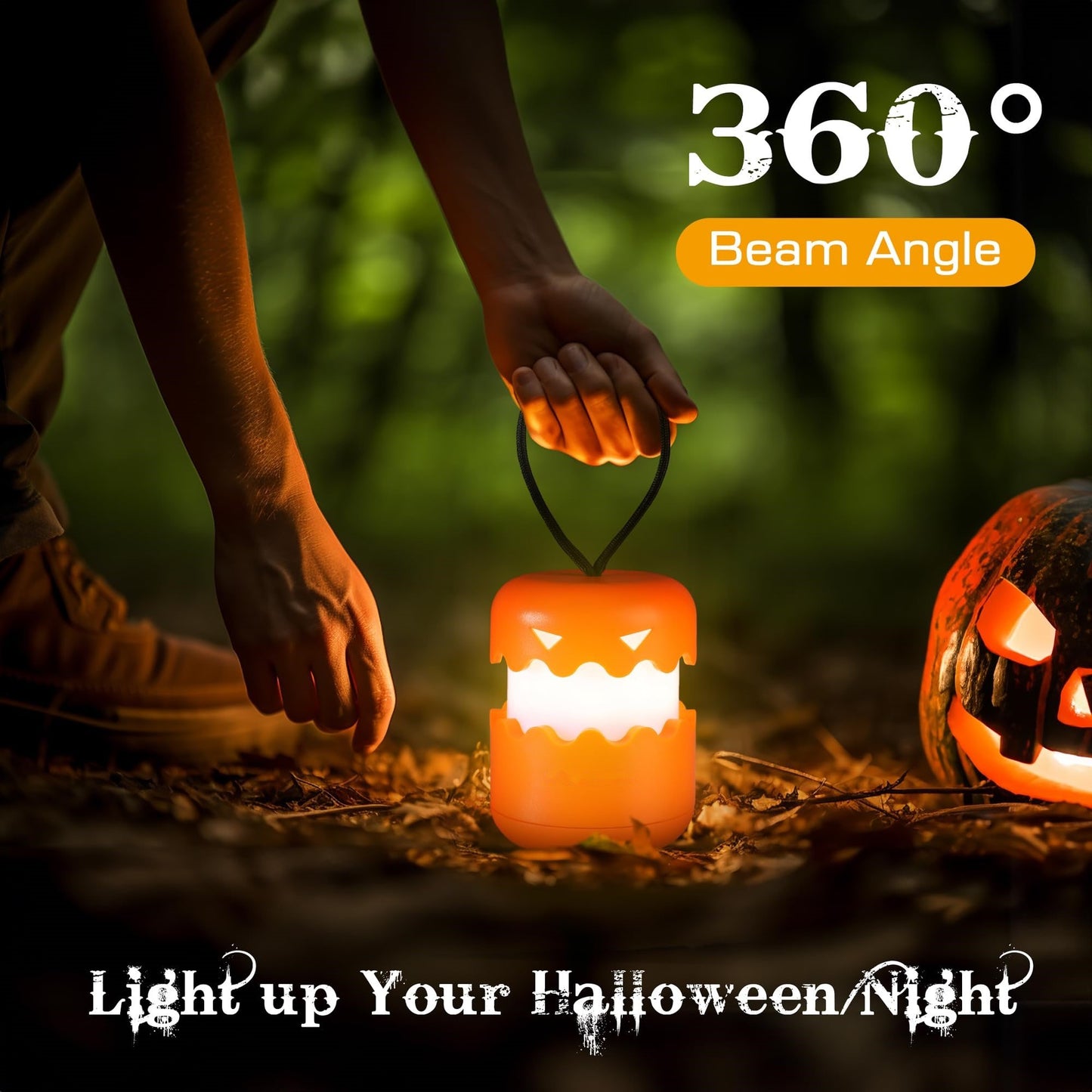 🎃Halloween Portable Foldable LED Pumpkin Lantern