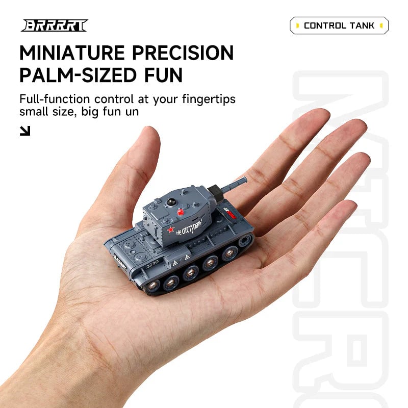 🎁Hot Sale 49% Off -Mini RC Battle Tank with Infrared Combat & Rotating Turret