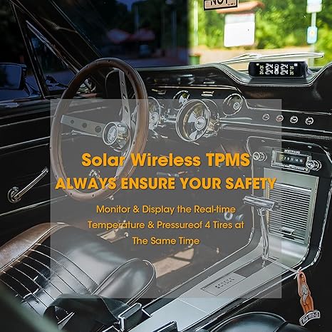 🚗 Solar Power Tire Pressure Monitoring System