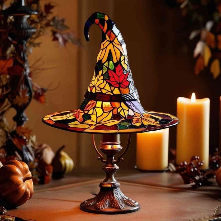 Last day 50% OFF - Halloween witch hat lamp