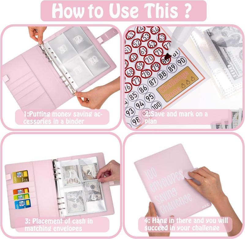 Savings Challenge Savings Book, the fun and easy way to save $5,050