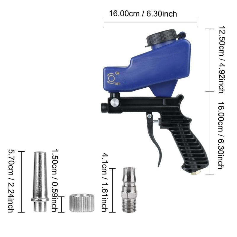 Professional Gravity Sandblasting Tool Set