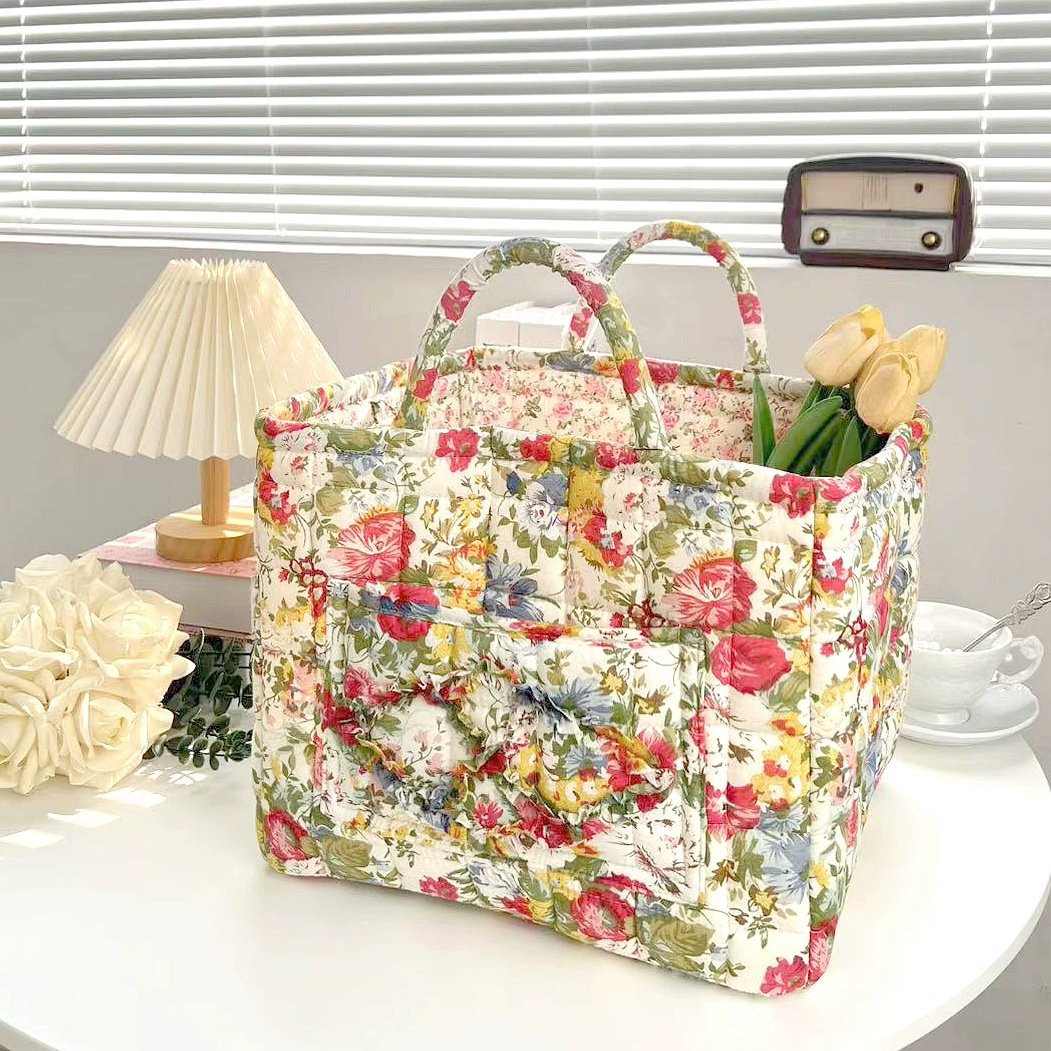 Boho Fabric Storage Basket