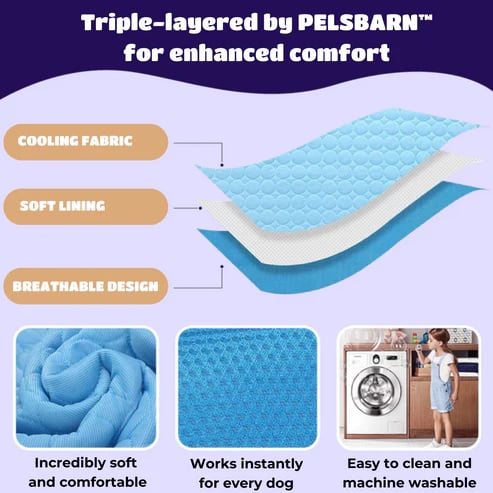 🔥 Hot Sale 49% OFF - Dog Cooling Mat (4x more effective)