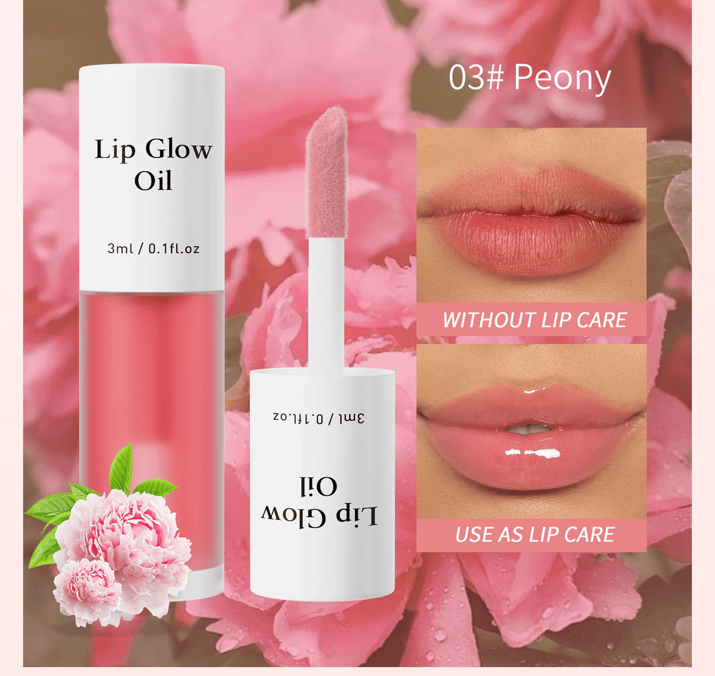 🏆 50K+ SOLD! Almost Gone-⚡💋 Get the Perfect Pout✨Tinted Lip Gloss - Create plump, hydrated lips with a natural glow! 💖