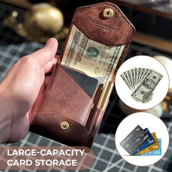 ⏰Final 3 Hours: Only $19.99🎉 - Multifunctional Leather Wallet