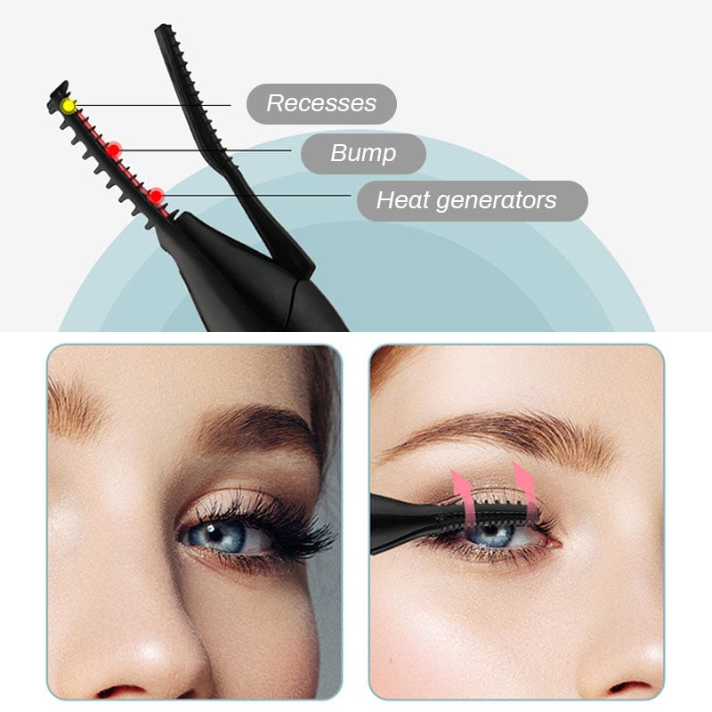 🔥Electric Eyelash Curler for Instant Glam Blink & Dazzle! ️