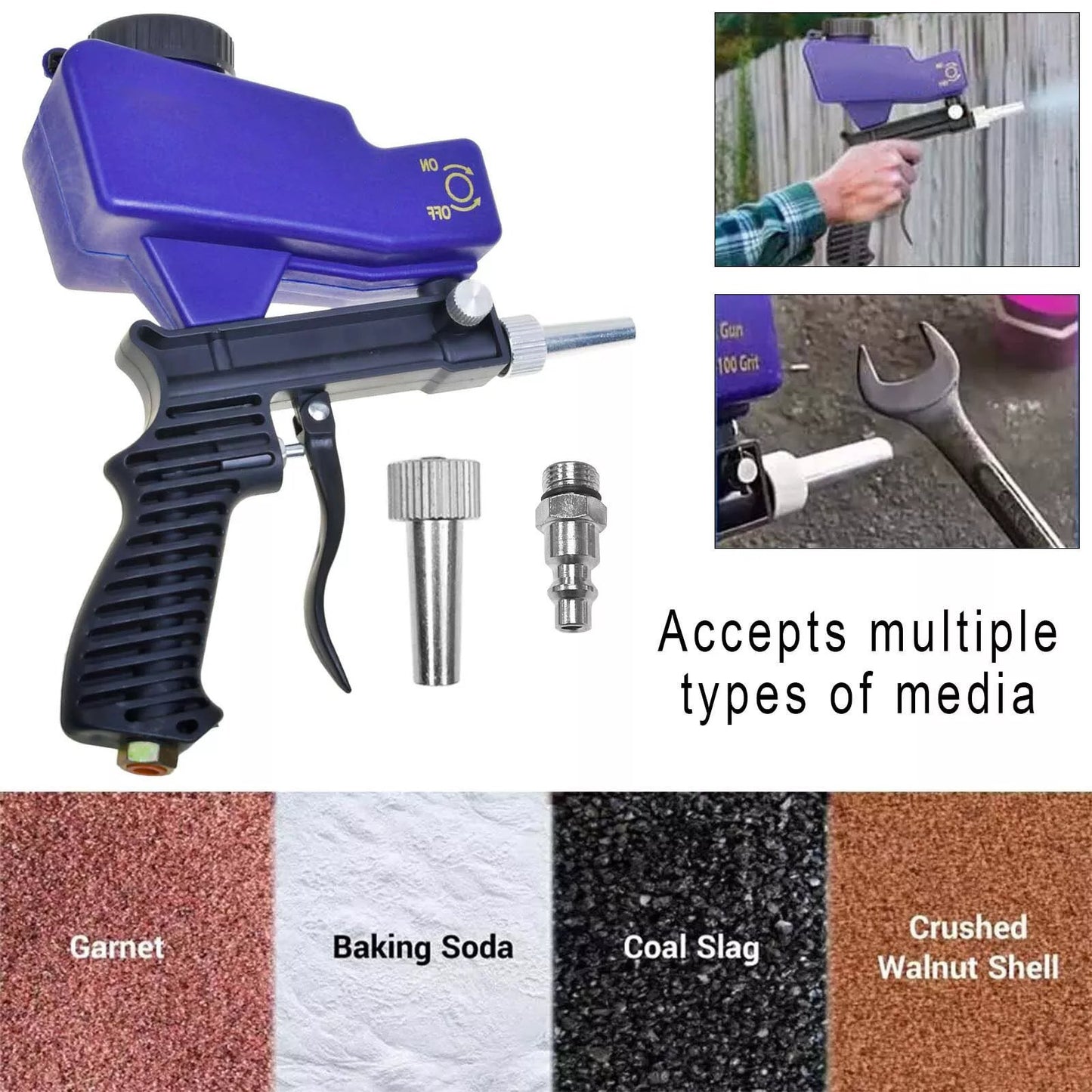 Professional Gravity Sandblasting Tool Set