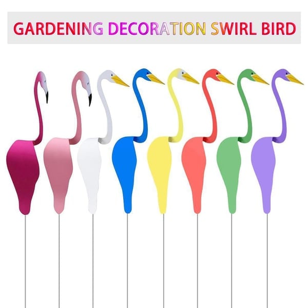 Swirl Bird Garden Art Decoration