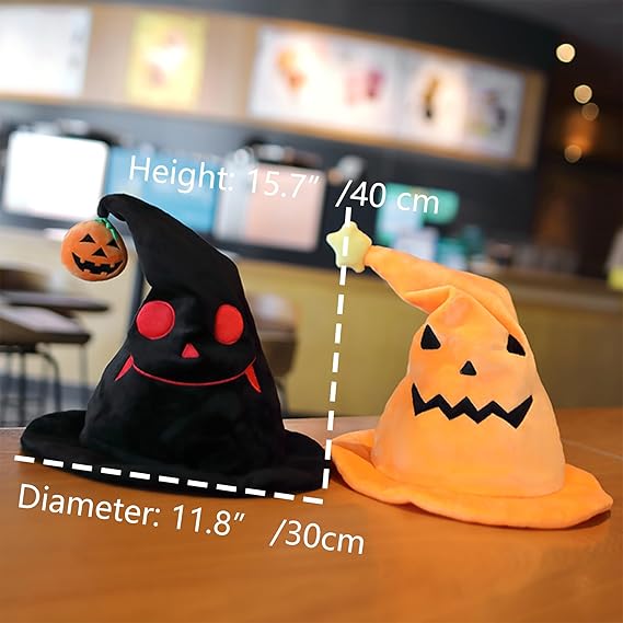 Halloween elektrisch leuchtender Kürbishut