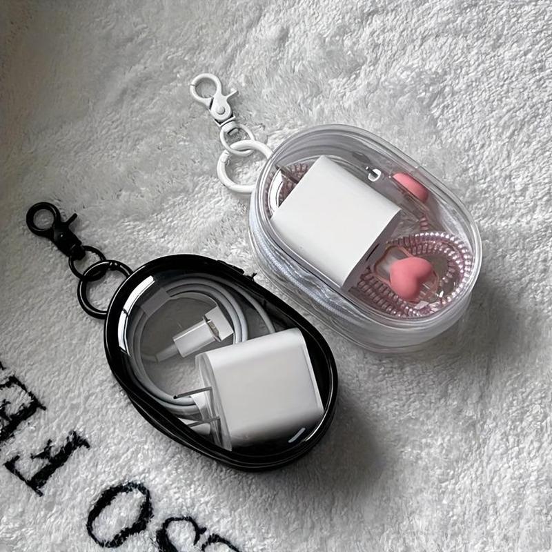 Portable Transparent Multifunctional Zipper Storage Bag