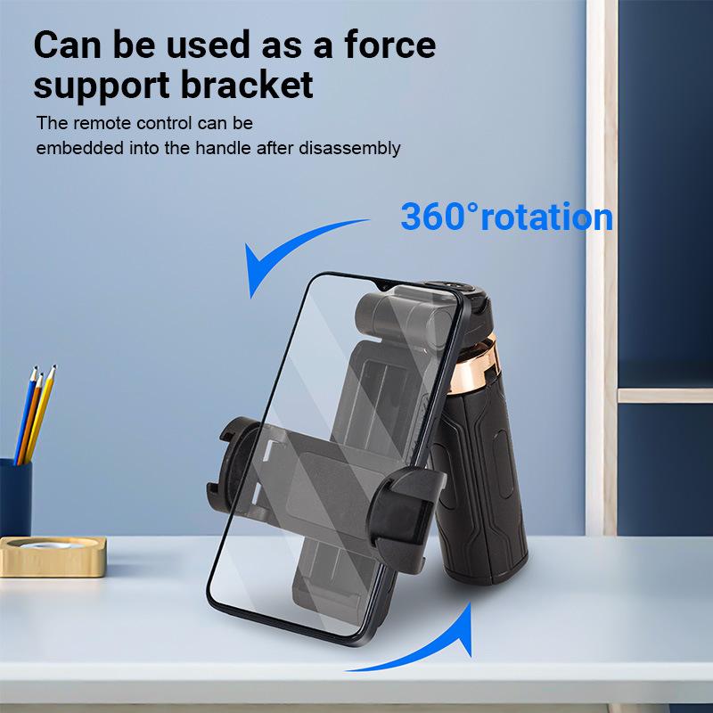 New portable selfie stick, mini tripod, flip-able flexible tripod