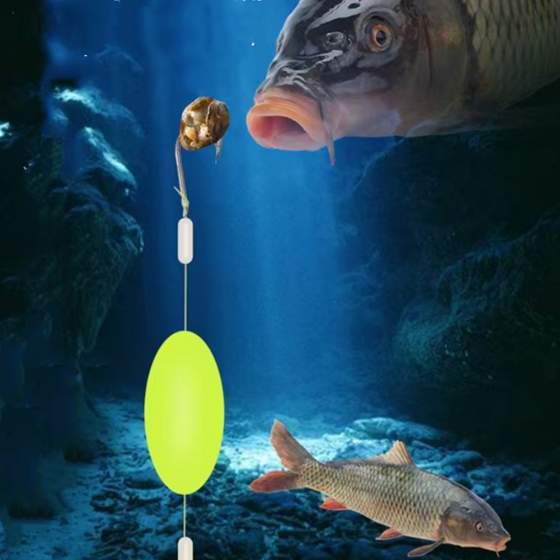 🎣🔥 Upgraded Double-Hook Floating Bottom Rig – Anti-Tangle Design & Higher Hook-Up Success Rate
