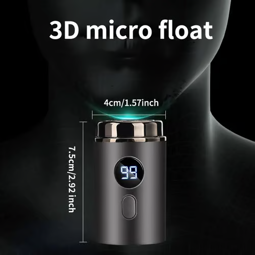 🔥Hot Promotion 49% OFF🔥Men's powerful mini electric shaver with digital display