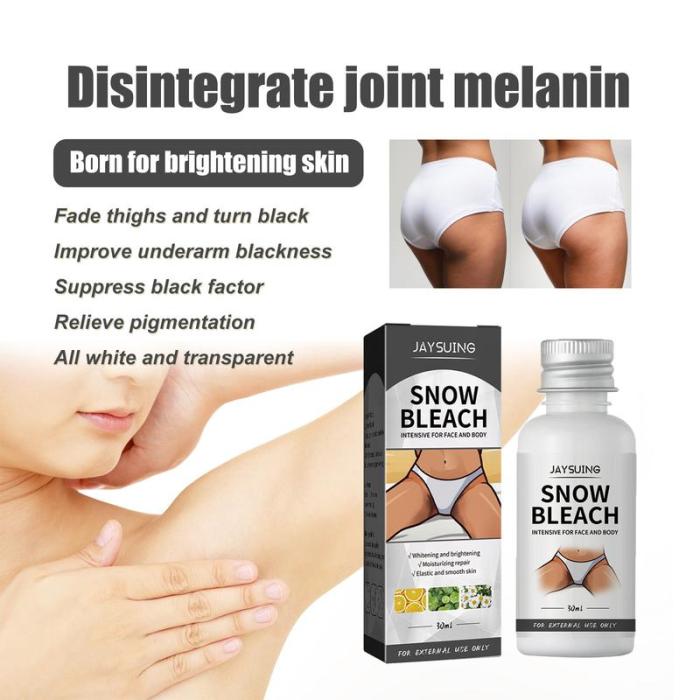 Snow Bleach Body Cream – Brightening & Deodorant for Dark Areas