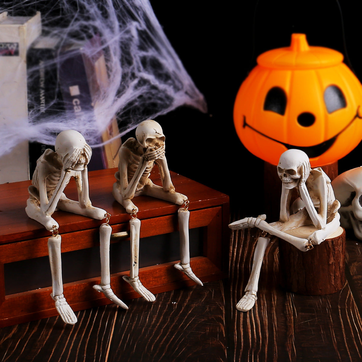 Last day 50% OFF- Halloween Decor (Set of 3 Skeleton)