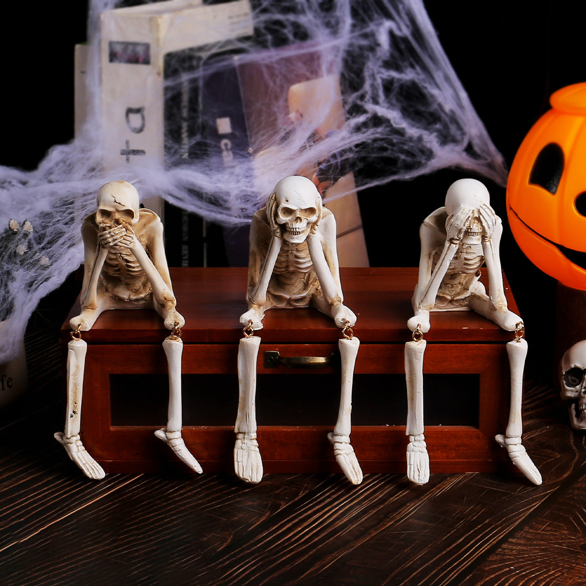 Last day 50% OFF- Halloween Decor (Set of 3 Skeleton)