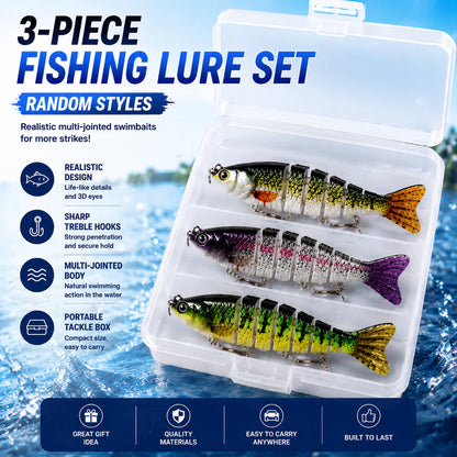 🐟 Bionic Swimbait Lure – Lifelike Motion That Triggers More Strikes