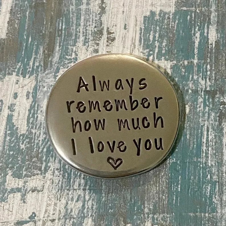 🎁 - ✨HEARTFELT PEWTER POCKET TOKENS