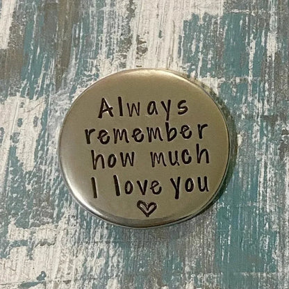 🎁 - ✨HEARTFELT PEWTER POCKET TOKENS