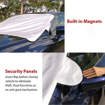❄️🚗 All-Season Car Windshield Snow & Sun Cover