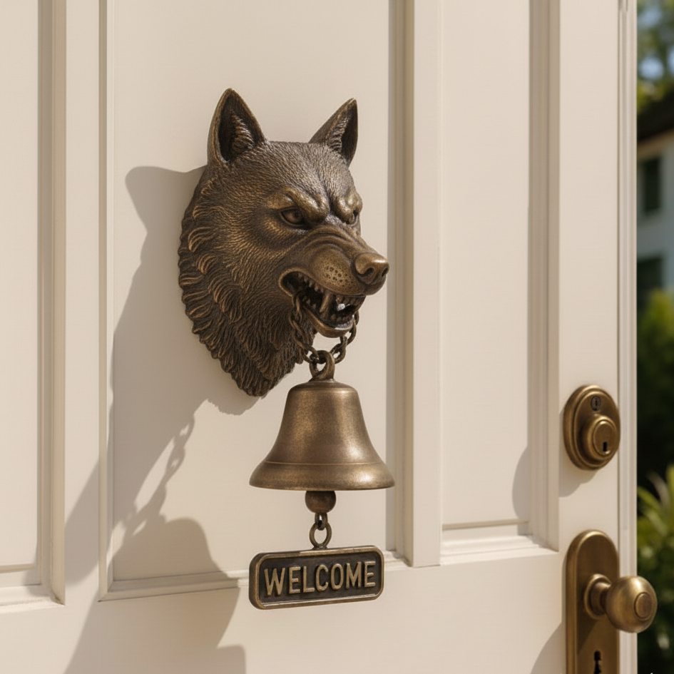 Animal welcome doorbell