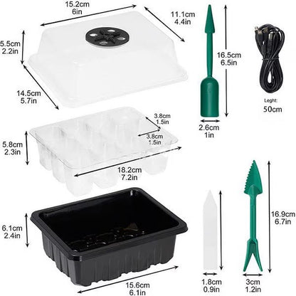 Last day Only $4.33 each - Adjustable Humidity Seed Starter Trays