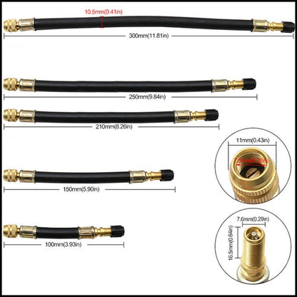 🔥Garage Essential 🚙Universal Flexible Tire Valve Extenders for Car, Motorcycle, RV, Truck, Bike, Scooter
