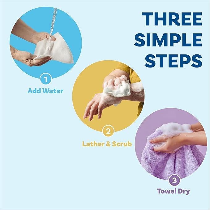 🧼 Disposable Rinse-Free Bathing Wipes