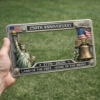 🦅🇺🇸 250th Anniversary Commemorative License Plate Frame