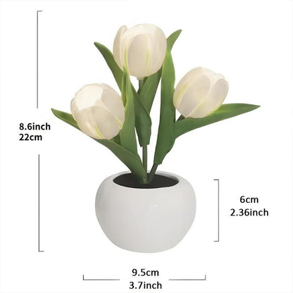 Tulip Lamp LED Simulation Tulip Night Light Decoration