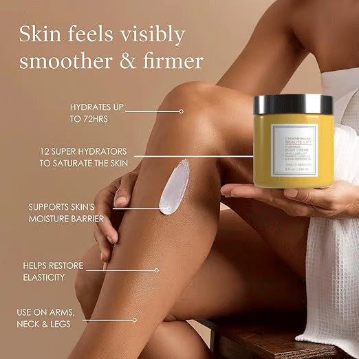 💆‍♀️ Experience Ultimate Luxury - 50% OFF - ✨ - Champagne Lift Hydrating Firming Body Cream
